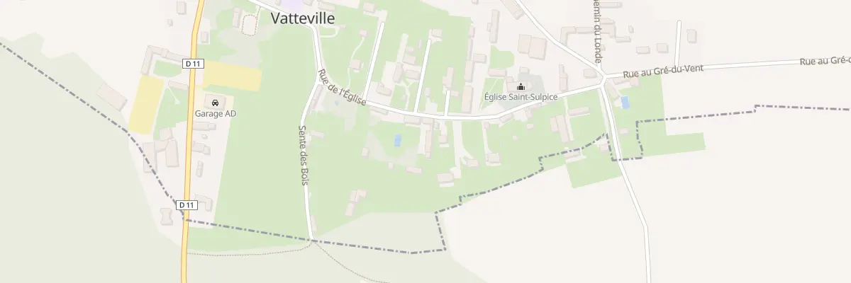 Plan du 10 Rue de l’Eglise à Vatteville