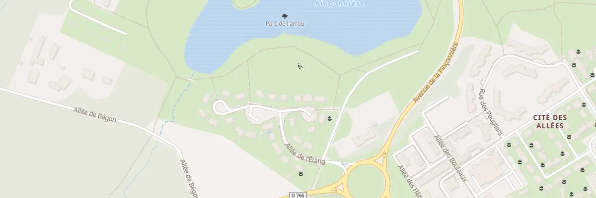 Plan du 15 All de l’Etang à Blois
