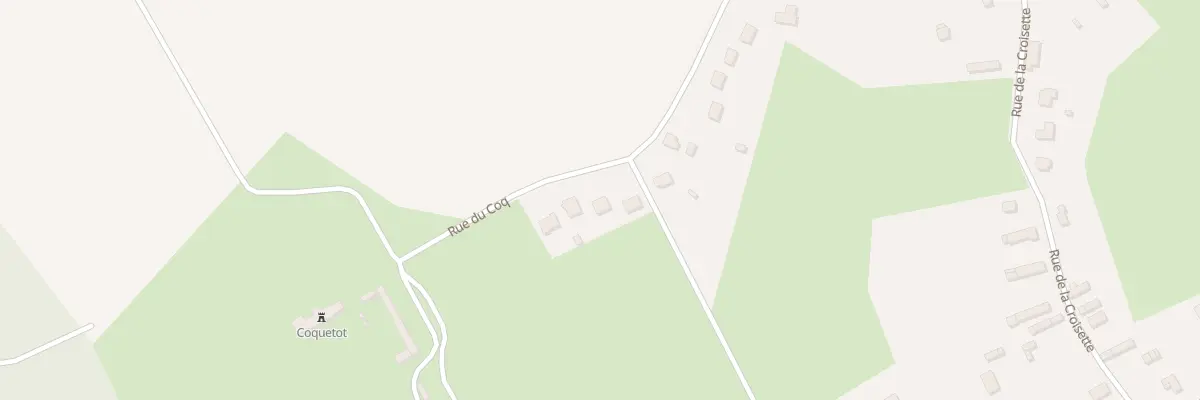 Plan du 34 Rue du Coq à Bourg-Beaudouin