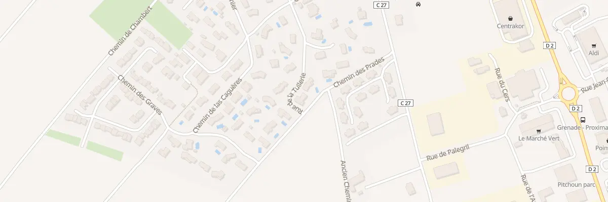 Plan du 3 Rue de la Tuilerie à Grenade