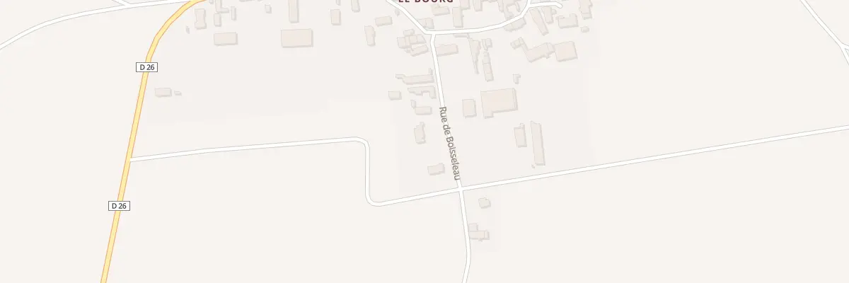 Plan du 8 Rue de Boisseleau à Boisseau