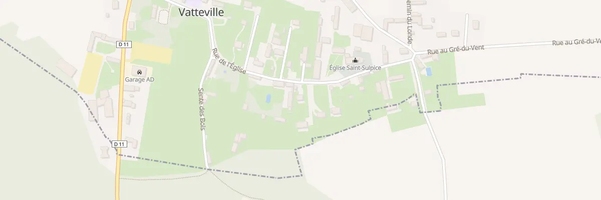 Plan du 10A Rue de l’Eglise à Vatteville