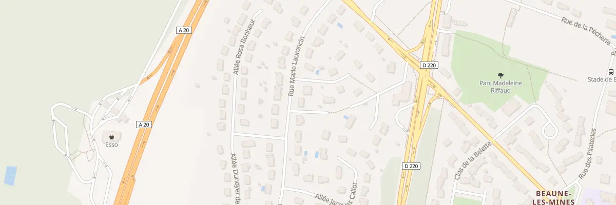 Plan du 17 Rue Marie Laurencin à Limoges