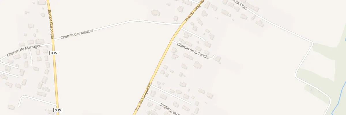 Plan du 65 Rue du Languedoc à Muret