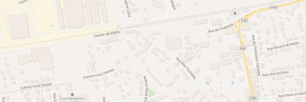 Plan du 45 Rue Max Tourailles à Terrasson-Lavilledieu