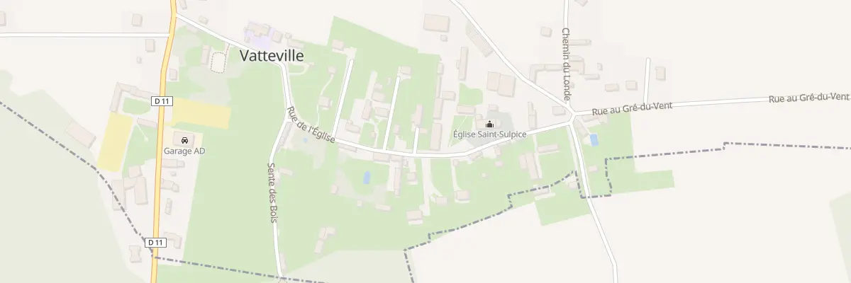 Plan du 19 Rue de l’Eglise à Vatteville