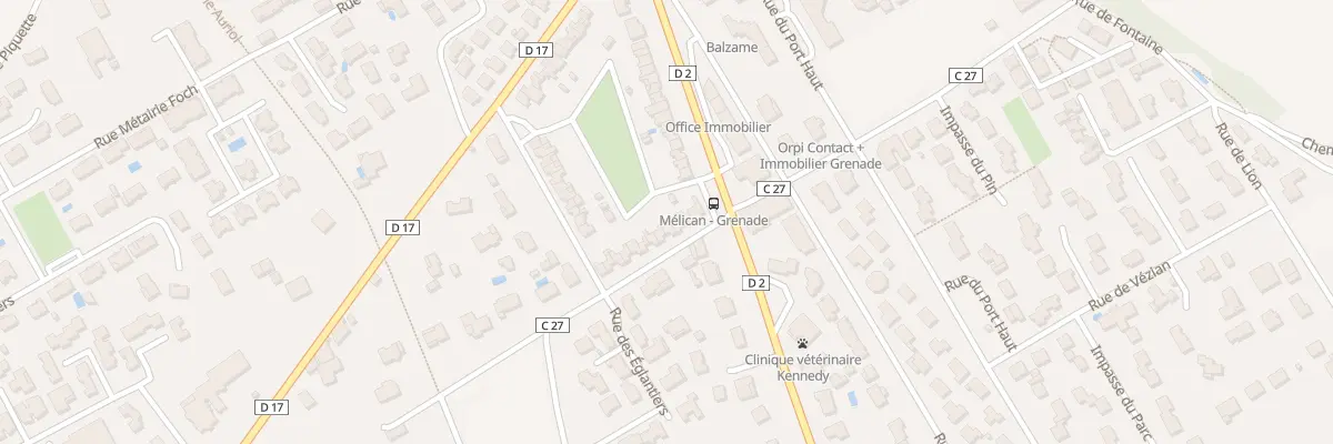 Plan du 9 Rue de Mélican à Grenade