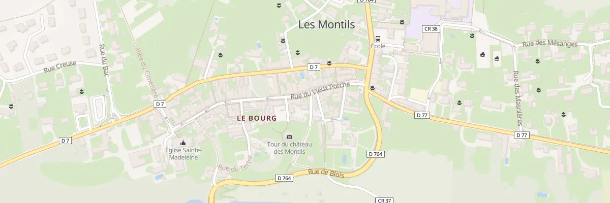 Plan du 12 Rue du Vieux Porche aux Montils
