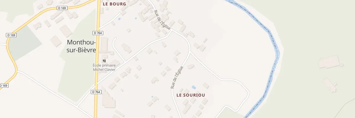 Plan du 28 Rue de l’Eglise à Monthou-sur-Bièvre
