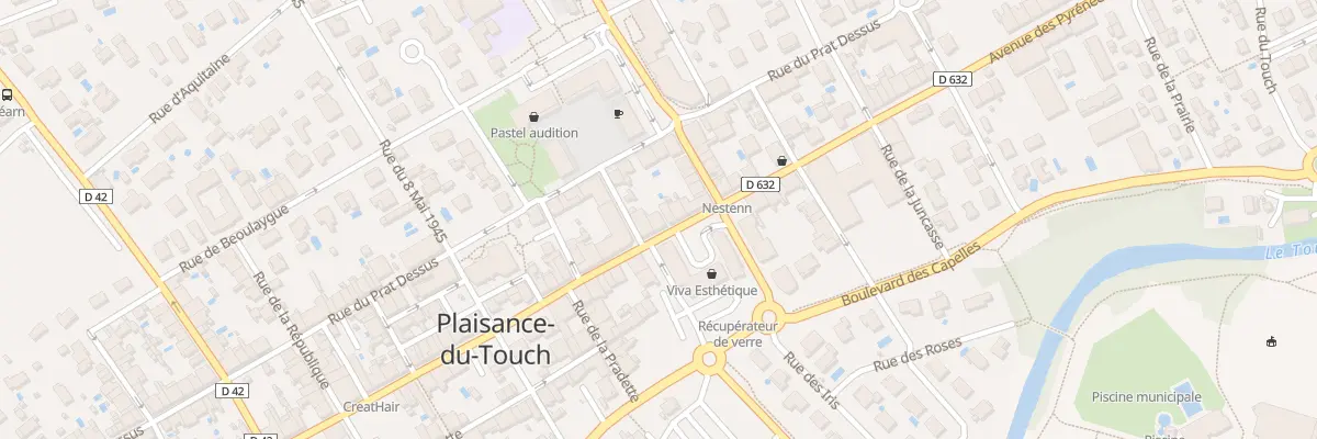 Plan du 87 Av des Pyrénées à Plaisance-du-Touch
