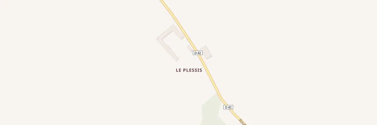Plan du 1 Le Plessis à Moisy
