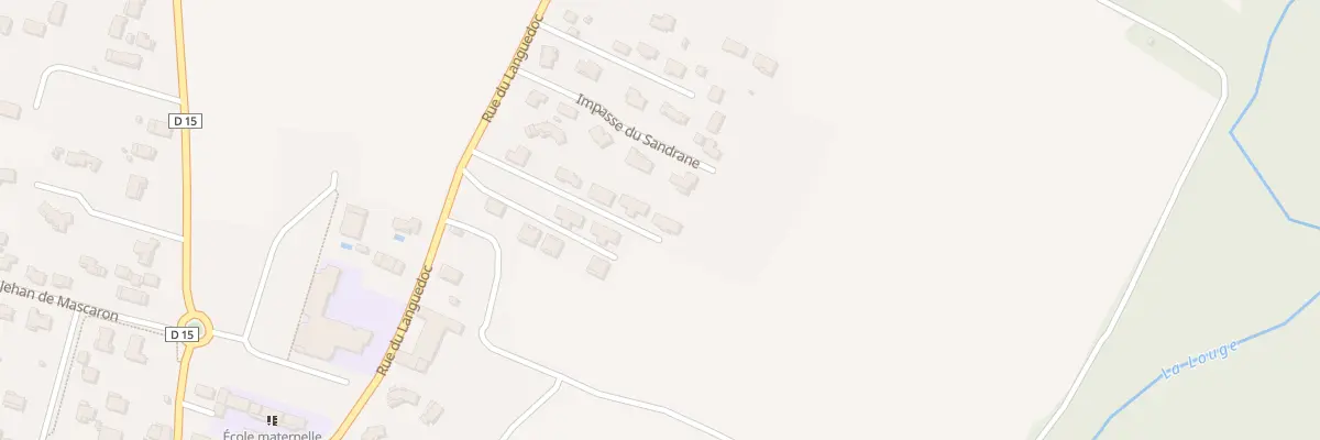 Plan du 43T Rue du Languedoc à Muret