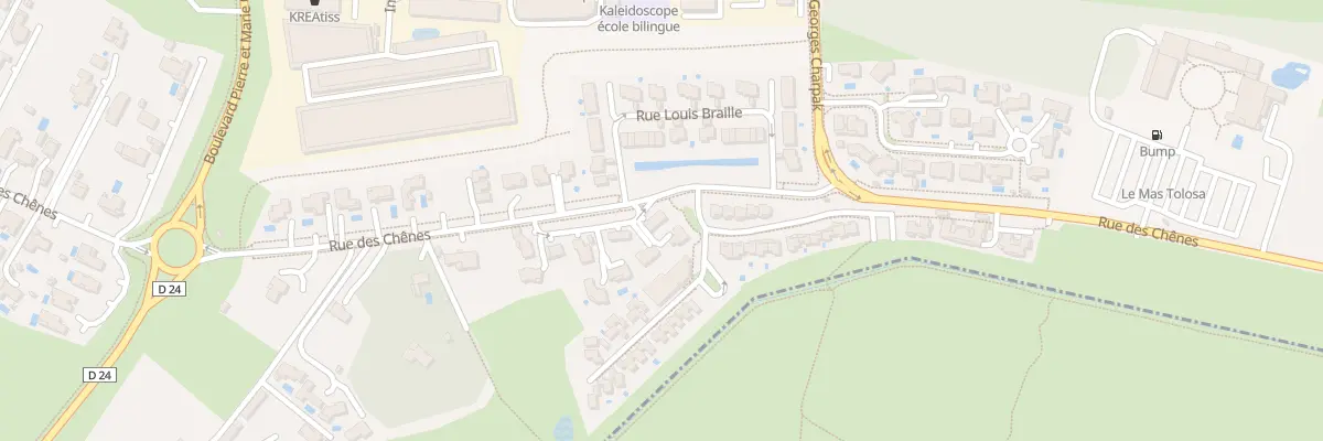 Plan du 54 Rue des Chênes à Plaisance-du-Touch