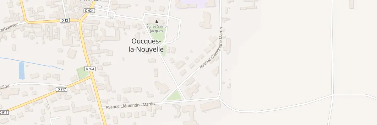Plan du 24 Av Clementine Martin à Oucques La Nouvelle