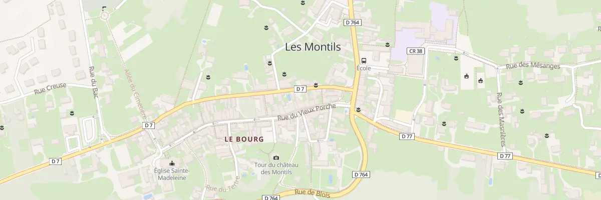 Plan du 13 Rue du Vieux Porche aux Montils