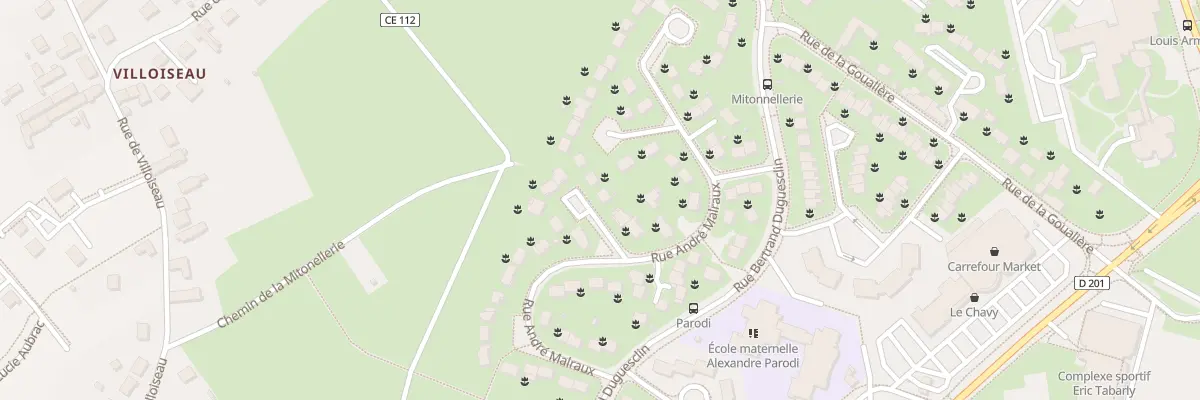 Plan du 34 Rue Andre Malraux à Blois