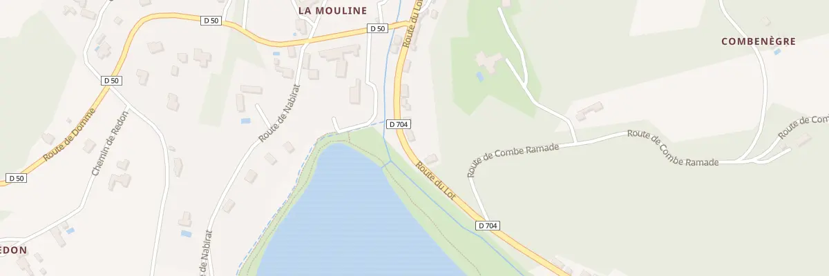Plan du 177 La Mouline à Groléjac
