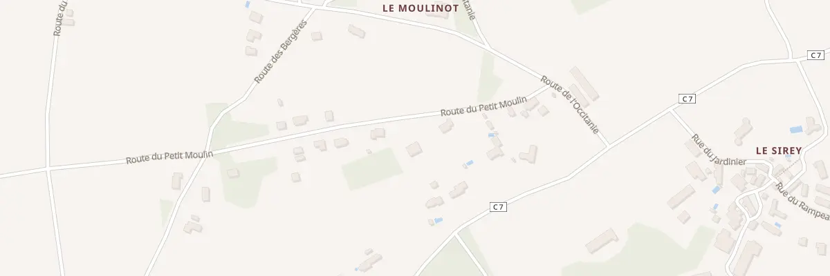 Plan du 195 Rte du Petit Moulin à Prats-de-Carlux