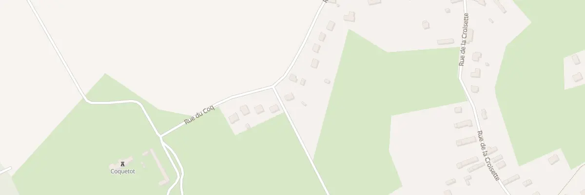 Plan du 30 Rue du Coq à Bourg-Beaudouin