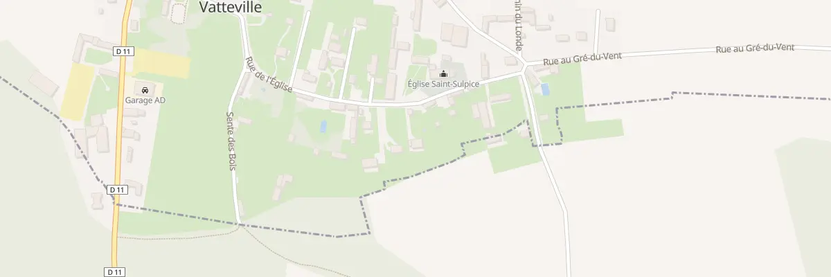 Plan du 14 Rue de l’Eglise à Vatteville