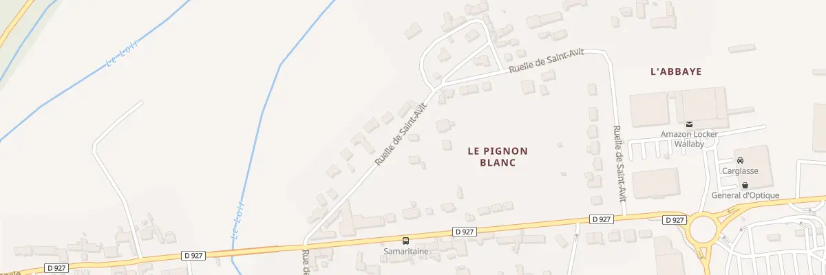 Plan du 3 Rle de Saint Avit à Saint-Denis-Lanneray