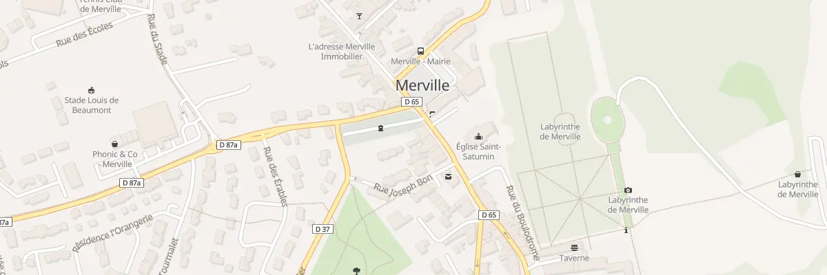 Plan du 65 Rue Emile Pouvillon à Merville