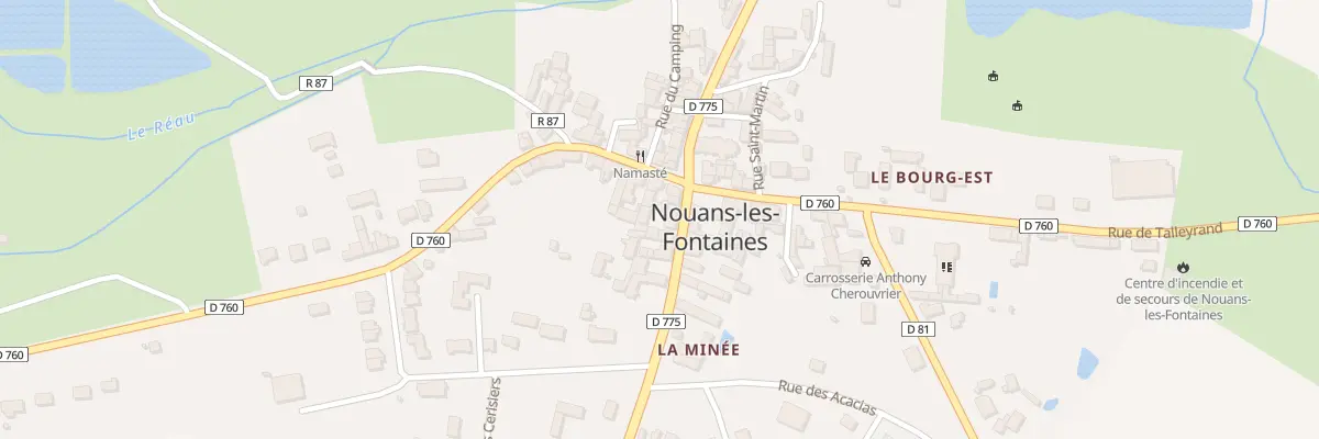 Plan du 2 Rue Victor Hugo à Nouans-les-Fontaines