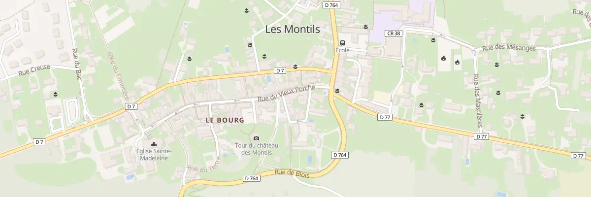 Plan du 6 Rue du Vieux Porche aux Montils