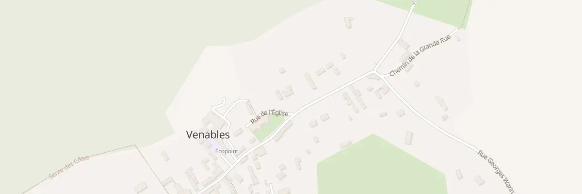 Plan du 2 Rue de l’Eglise - Venables aux Trois Lacs
