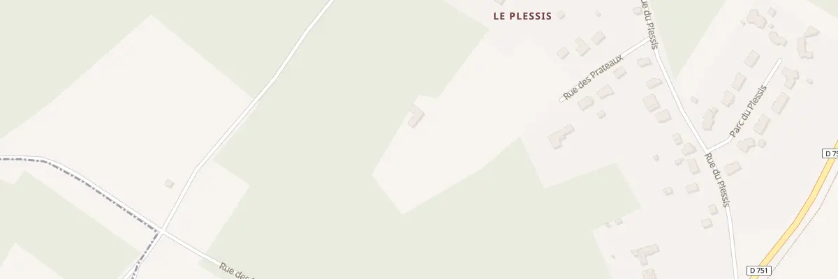 Plan du 53 Rue du Plessis à Chailles