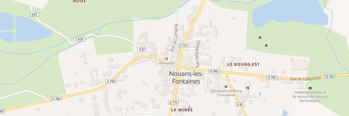Plan du 2 Rue Jehan Fouquet à Nouans-les-Fontaines