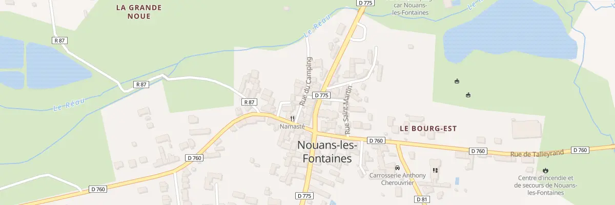 Plan du 8 Rue Jehan Fouquet à Nouans-les-Fontaines