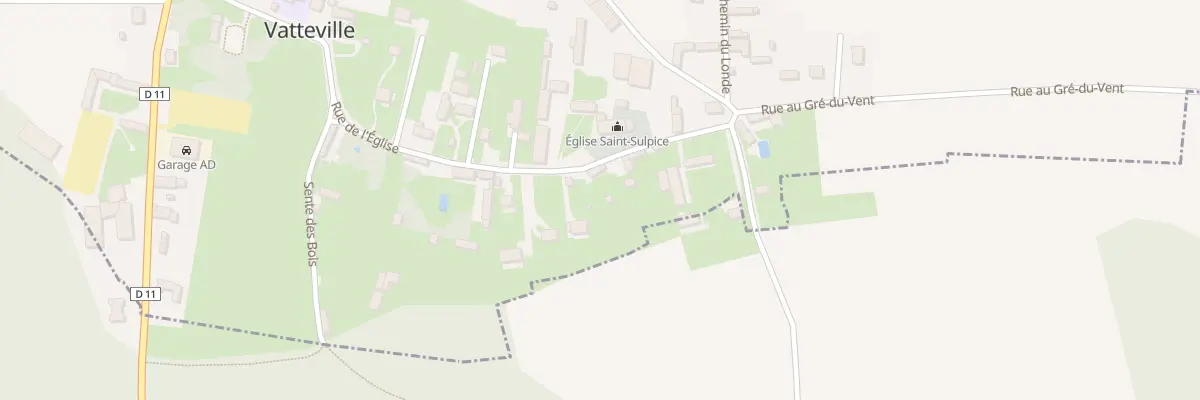 Plan du 16 Rue de l’Eglise à Vatteville