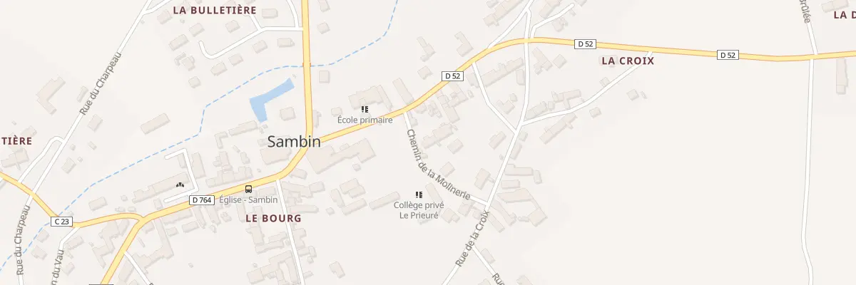 Plan du 8 Che de la Molinerie à Sambin