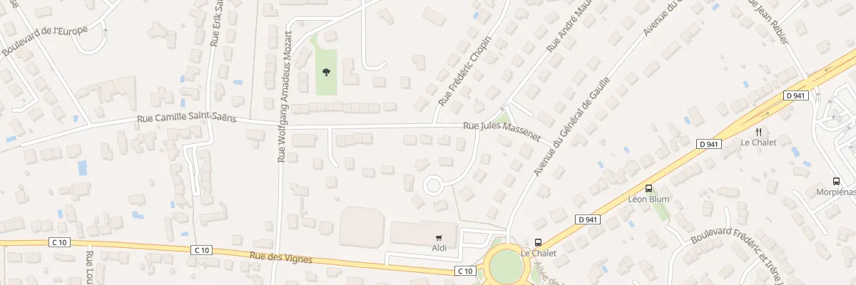 Plan du 18 Rue Jules Massenet à Panazol
