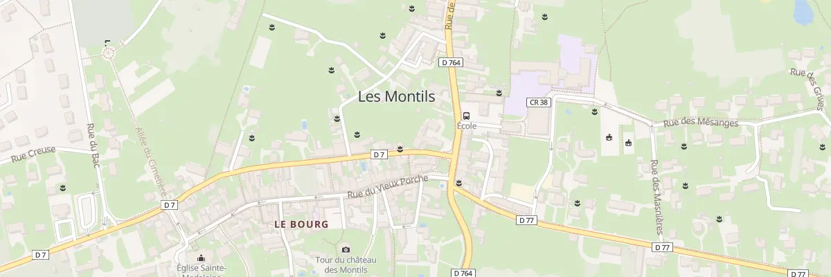 Plan du 5 Rte de Candé aux Montils