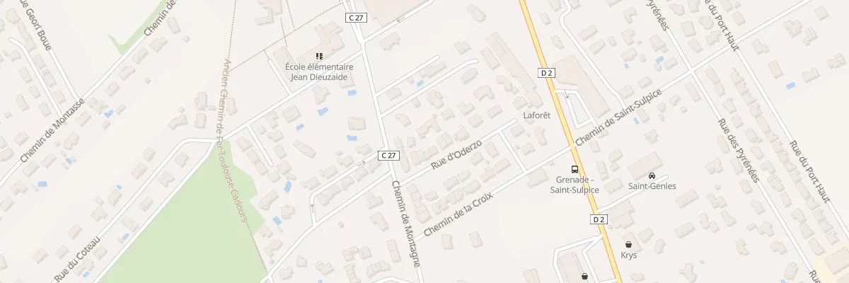 Plan du 13 Rue d’Oderzo à Grenade