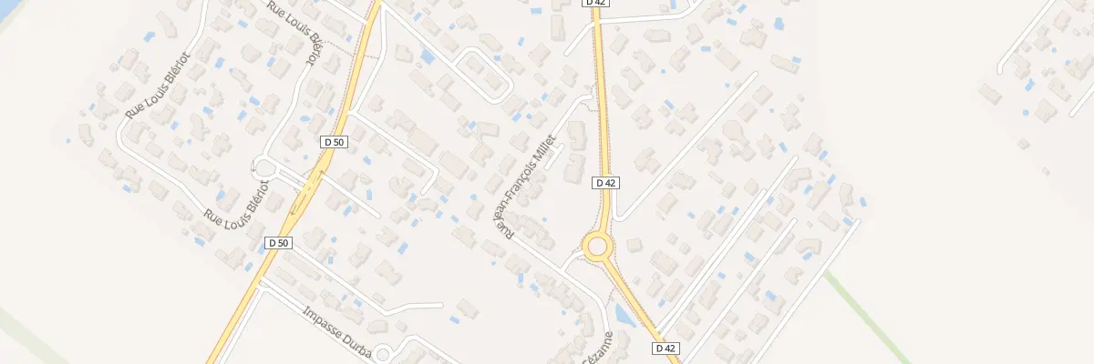 Plan du 20 Rue Jean-François Millet à Plaisance-du-Touch