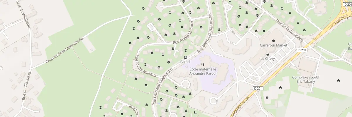 Plan du 23 Rue Andre Malraux à Blois