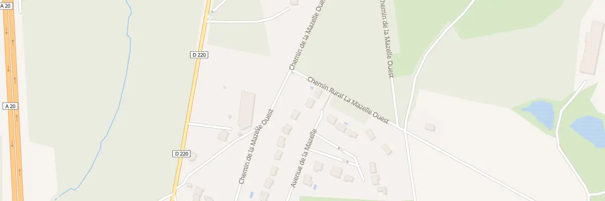 Plan du 53 Av de la Mazelle à Limoges