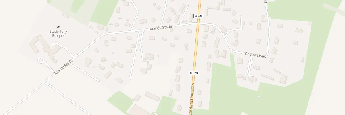Plan du 1 Rue du Stade à Saint-Martin-Osmonville