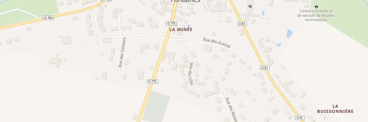Plan du 41 Rue des Lilas à Nouans-les-Fontaines