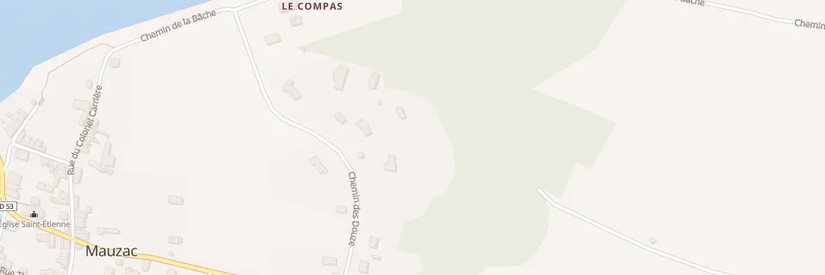 Plan du 21B Che des Douze à Mauzac