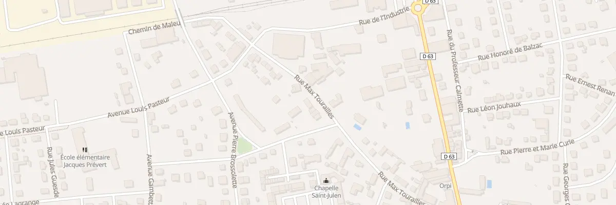 Plan du 29 Rue Max Tourailles à Terrasson-Lavilledieu