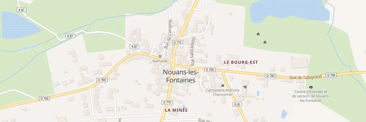 Plan du 4 Rue Talleyrand à Nouans-les-Fontaines