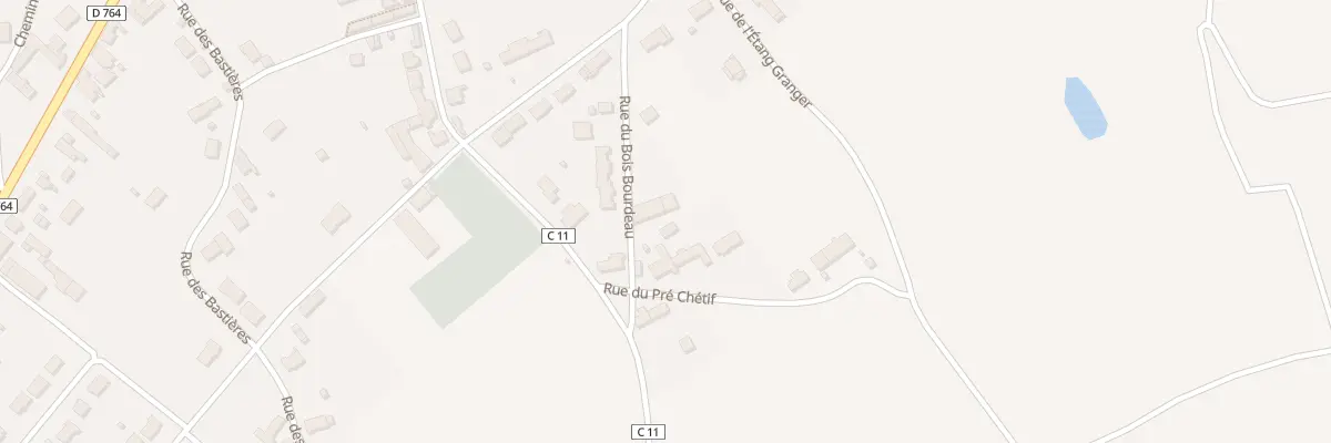 Plan du 13 Rue du Bois Bourdeau à Sambin