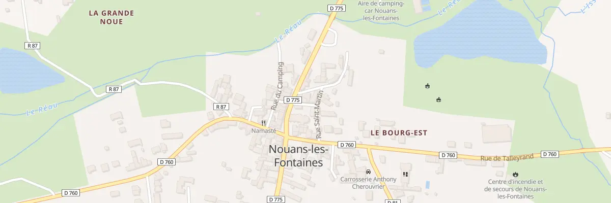 Plan du 1 Pas Saint-martin à Nouans-les-Fontaines