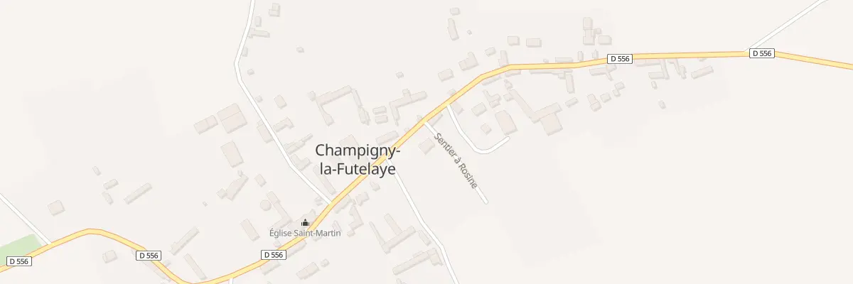 Plan du 23 Rue de la Libération à Champigny-la-Futelaye