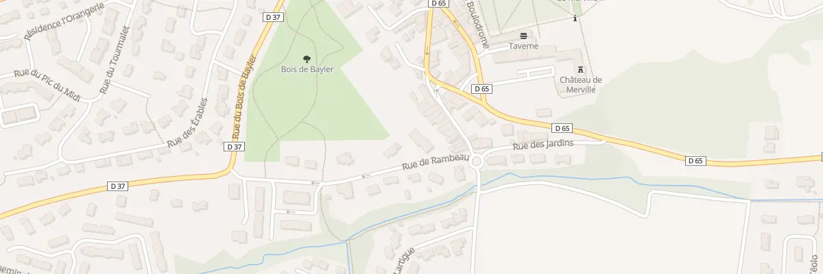 Plan du 26 Rue de Rambeau à Merville