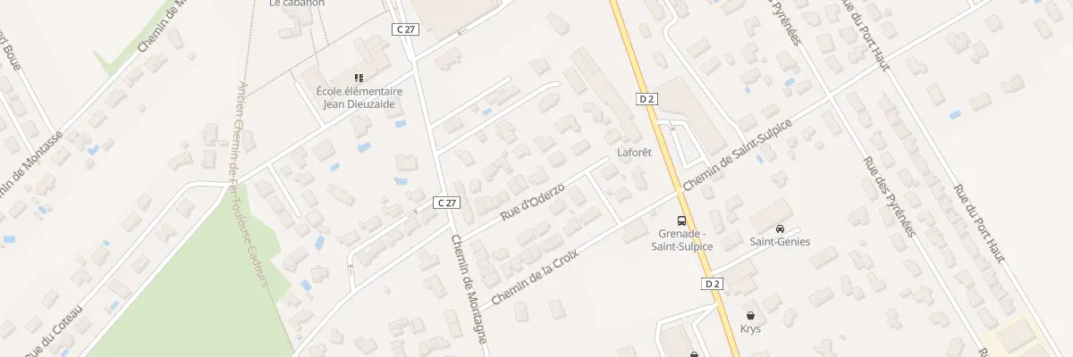 Plan du 21 Rue d’Oderzo à Grenade
